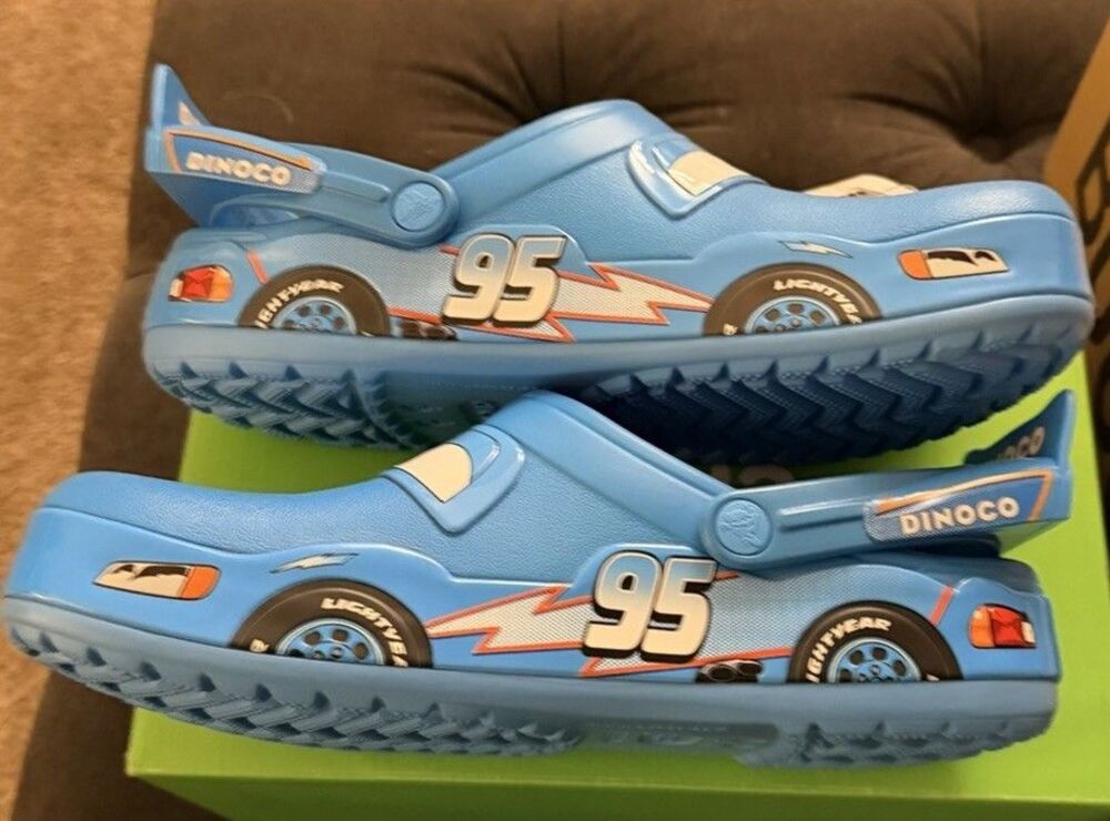 Crocs Pixar DinoCo Blue Unisex Adults Mens 8 Womens 10